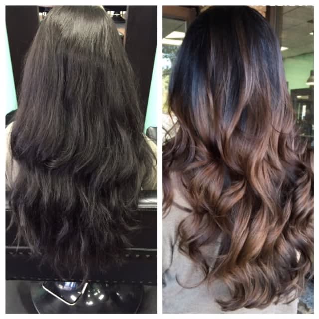TRANSFORMATION: Blue Black Box to Level 6 Ash Brown Sombre