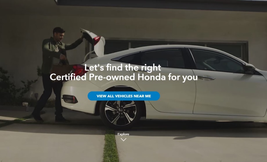 Honda Redesigns CPO Website