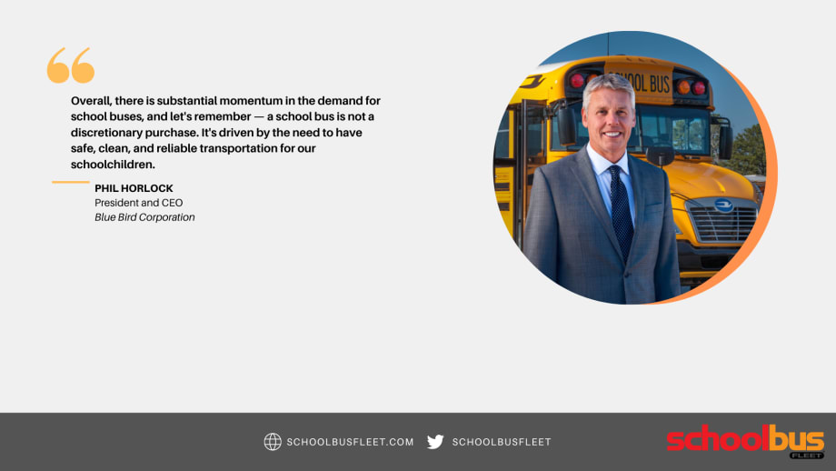 5 Questions: Blue Bird's Phil Horlock on Innovation and Optimism in School Bus Manufacturing