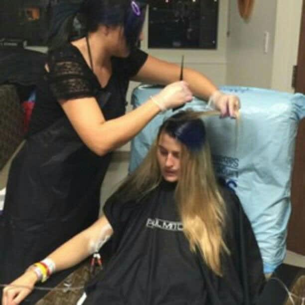 Conquering Chemo: Colorist Creates "Mermaid Hair" in Hospital Room Makeover