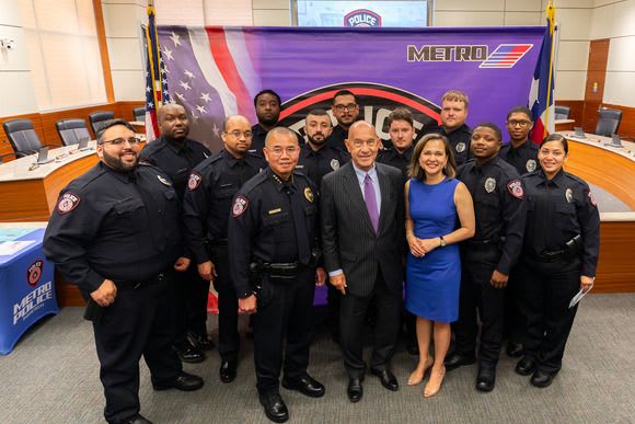 Houston METRO’s Police Department Reaches Full Staffing
