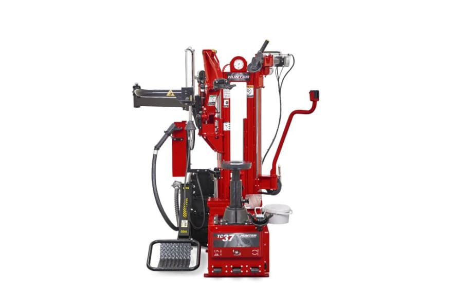 Hunter Introduces Center-Clamp Tire Changers