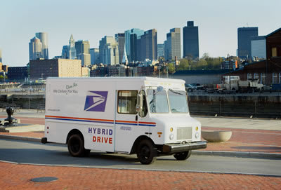 Postal Service Converts Mail-Delivery Van to Hybrid Technology