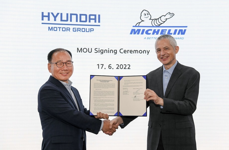 Hyundai, Michelin Team Up to Develop Tires for Premium EVs