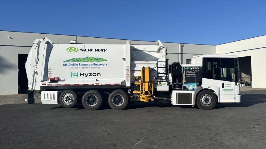 Hyzon Trial Offers Insights Into Hydrogen Fuel Cells’ Potential for Waste Fleets
