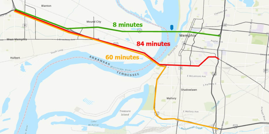 I-40 Bridge Closure Estimated to Cost Trucking $2.4M Per Day