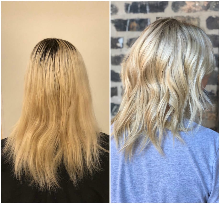 MAKEOVER: Grown-Out Platinum to Natural, Manageable Blonde