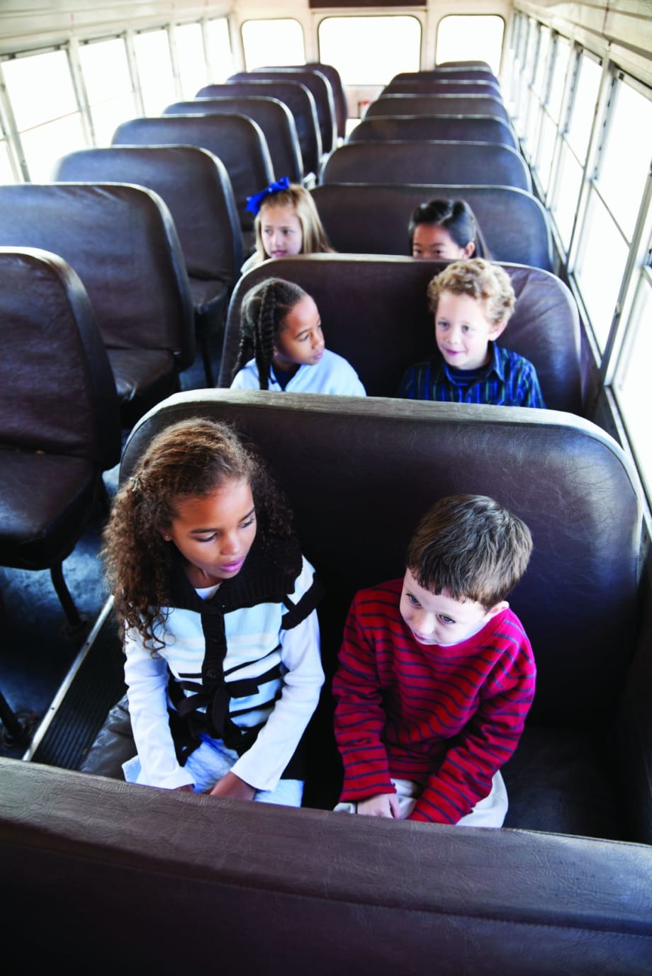 Positive interactions encourage peaceful bus ride