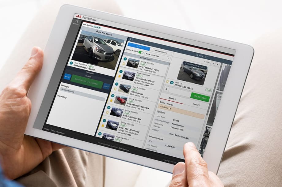 IAA Brings AuctionNow Digital Marketplace to the U.S.