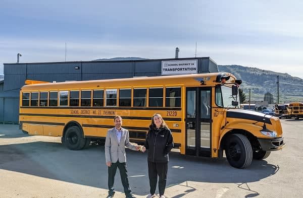 IC Bus Delivers its First Electric CE Series School Buses to Canada