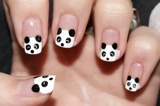 Panda Nail Art for National Panda Day