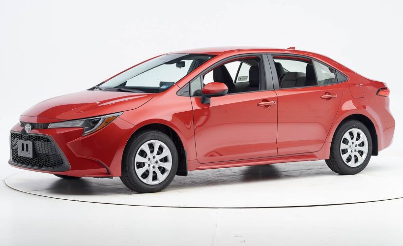 2020 Toyota Corolla Sedan Earns Top Safety Pick