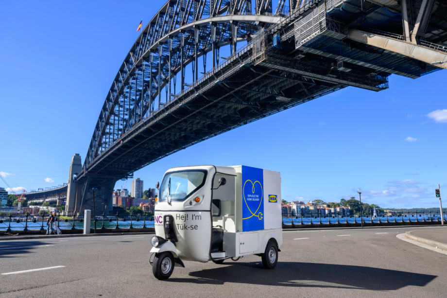 IKEA Australia Tests Electric Tuk Tuks for Delivery Fleet