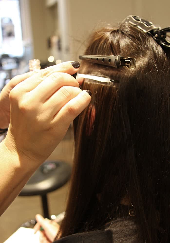 Extension Invention: Industrial Lengths Tape-in Extensions
