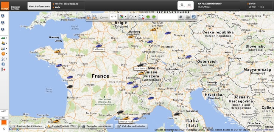 Peugeot Citroën to Offer Fleet Telematics Services