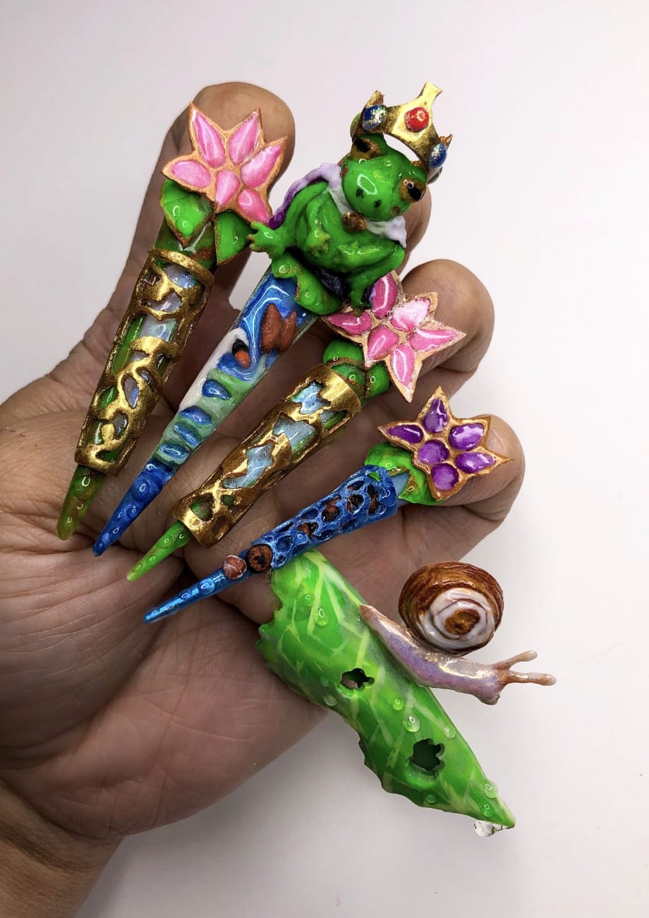 NTNA S.7 Challenge 9: Frog Prince Nail Art (Kelsey)