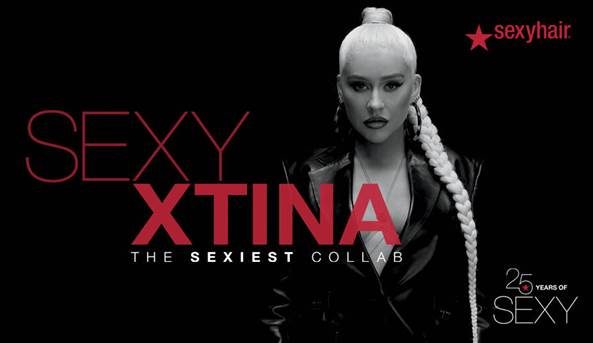 SexyHair Partners with Christina Aguilera in Celebration of 25th Anniversary