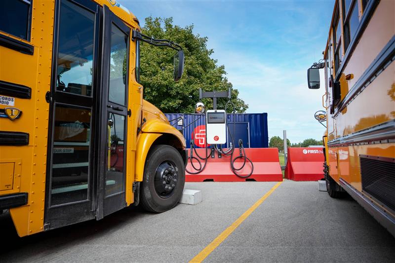 First Student Buses Charging