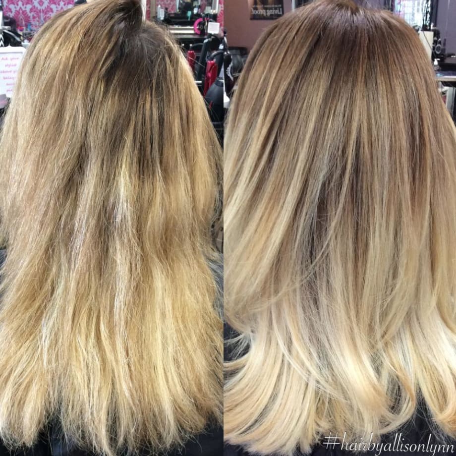 HOW-TO: Blonde Balayage Olaplex Transformation