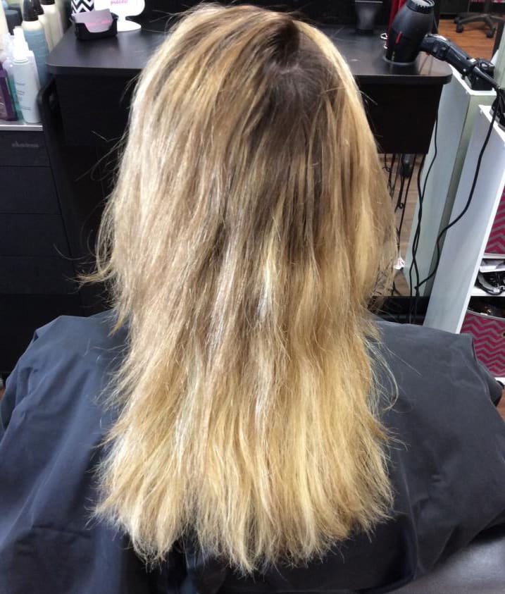 HOW-TO: Blonde Balayage Olaplex Transformation