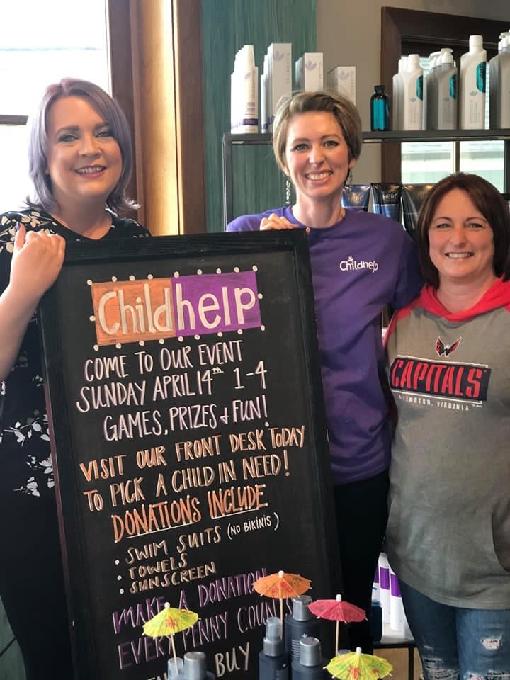 Salons Support Victims of Child Abuse