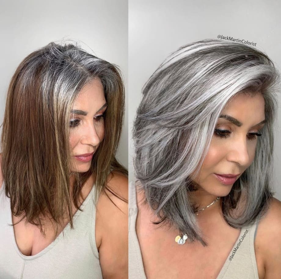 Makeover: How Jack Martin Helps Clients Stop Coloring Their Gray Hair