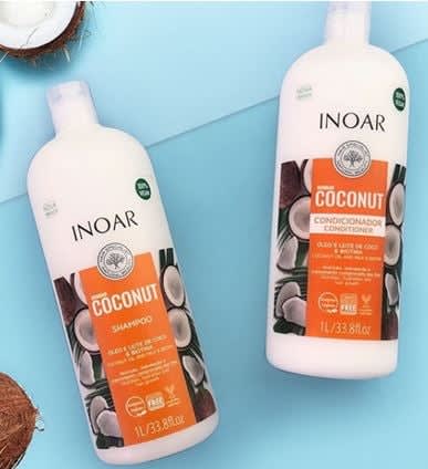 INOAR Coconut Shampoo & Conditioner 