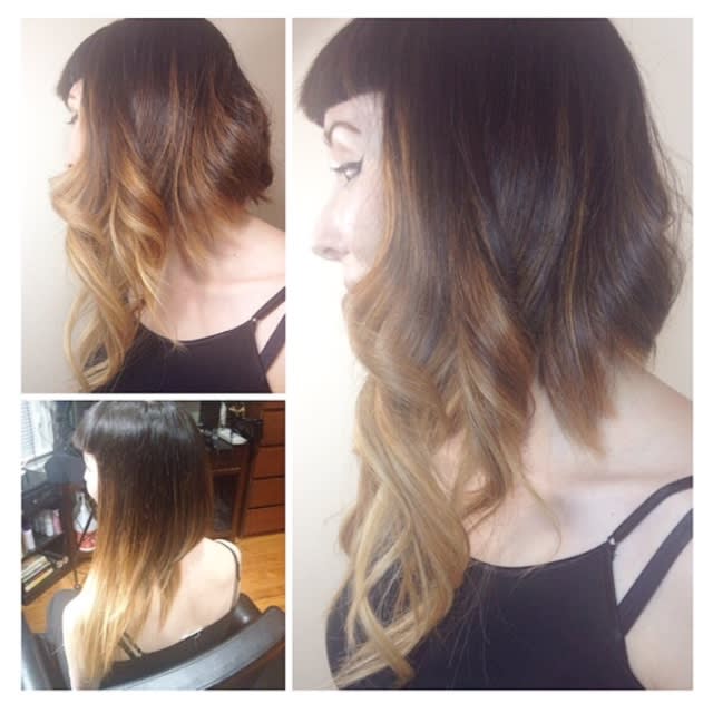 Balayage Ombre Highlights and Color Melt