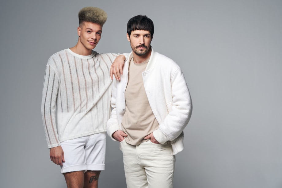 Two male models