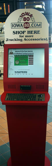 Iowa80.com Unveils Kiosk in New Showroom
