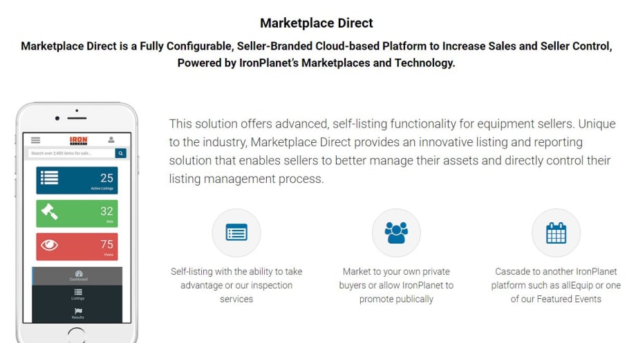 IronPlanet Debuts Marketplace Direct Platform