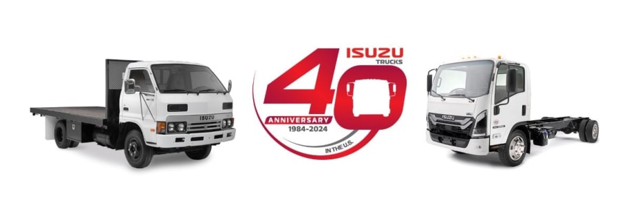 Isuzu Celebrates 40 Years of U.S. Truck Sales