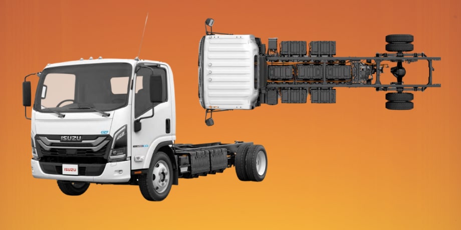 Isuzu Rolls Out Its First All-Electric Truck
