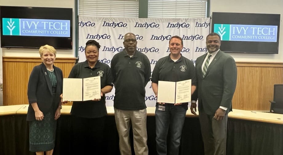 IndyGo, Ivy Tech, Amalgamated Transit Union Partner to Provide Technical Certifications