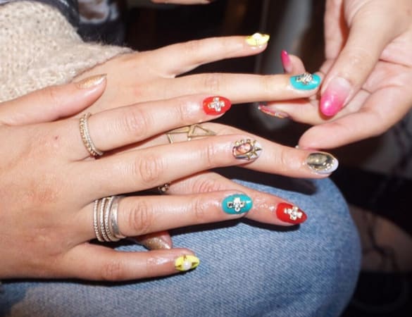 Jackie Cruz’s NYFW Religion-Inspired Nail Art
