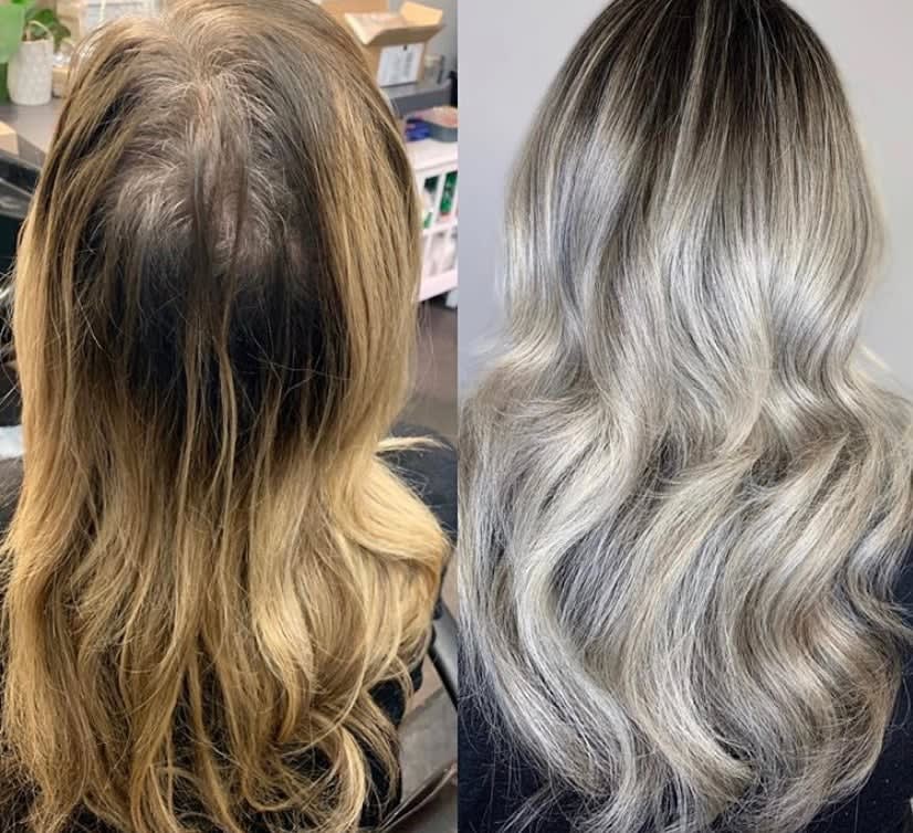 MAKEOVER: Gray, Faded and Damaged to Magnificent Ash Blonde