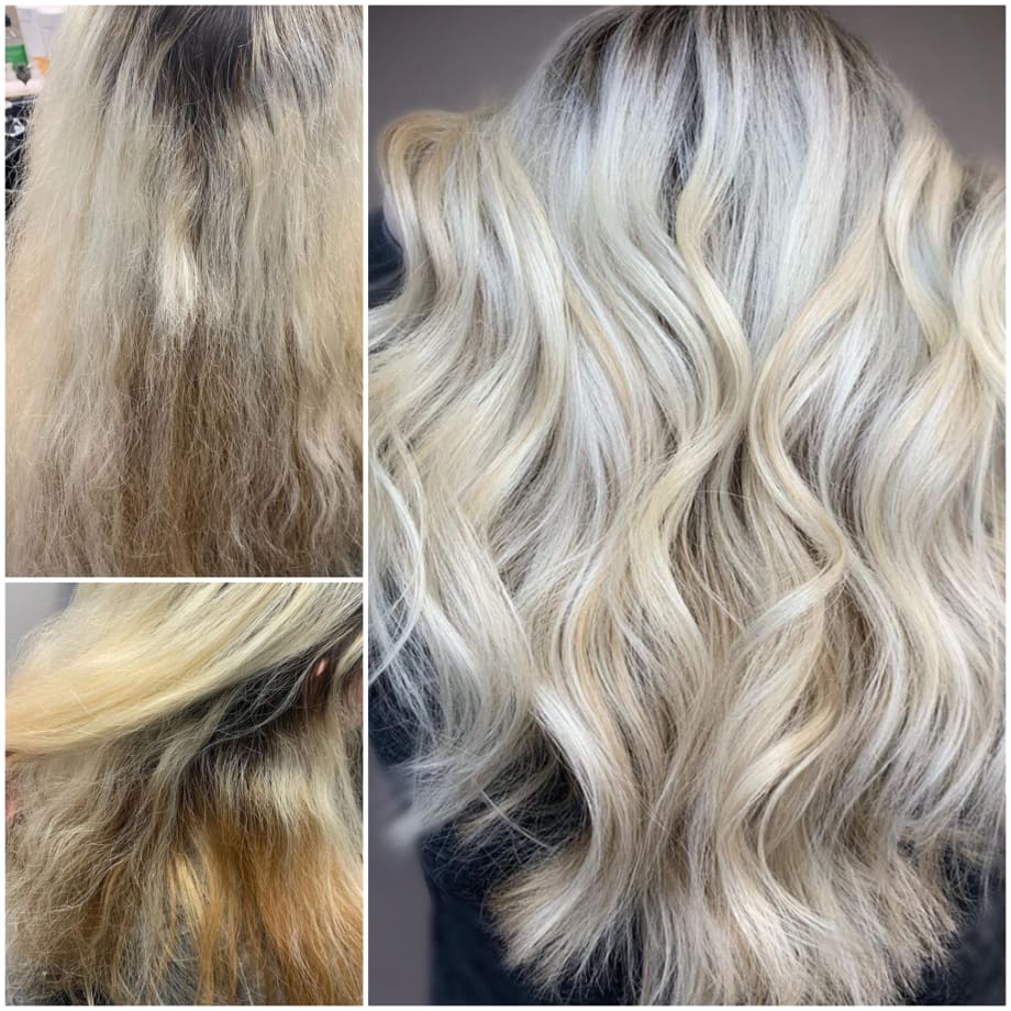 Broken and Banded To Hot Blonde