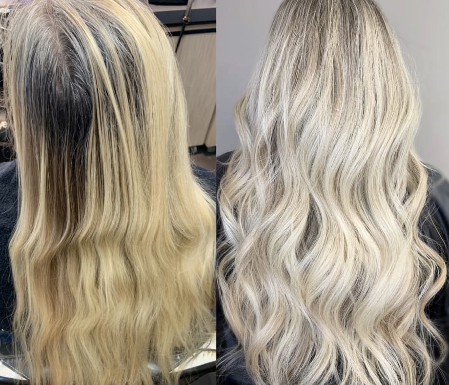COLOR CORRECTION: Addressing Gray For That Perfect Blonde Blend