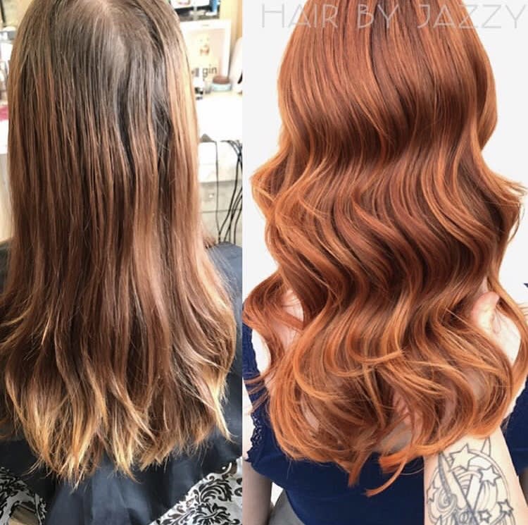 MAKEOVER: Faded and Dull To Breathtaking Coppery Red Melt
