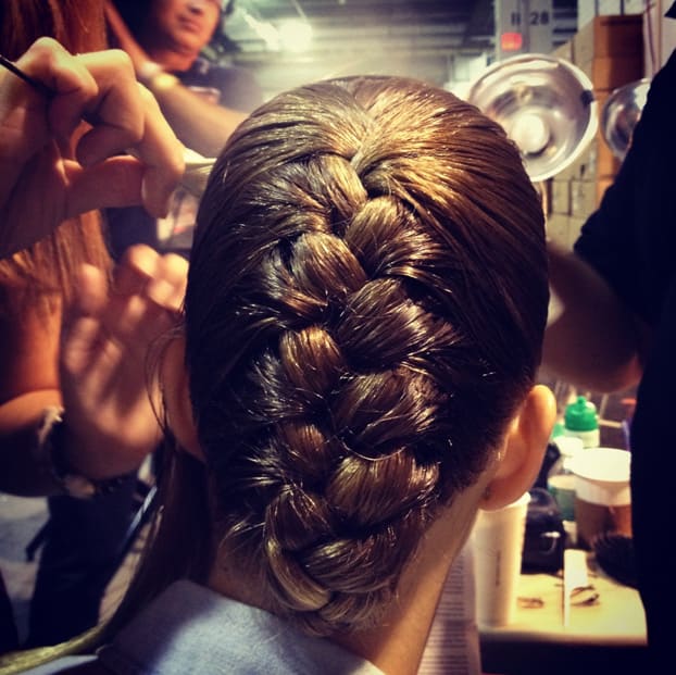 Dramatic Braid at Jason Wu