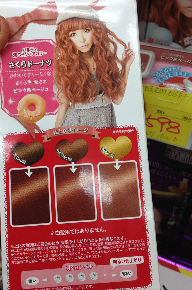Tokyo's Drugstore Hair Color, Eyelid Crease Tape and Nail Art