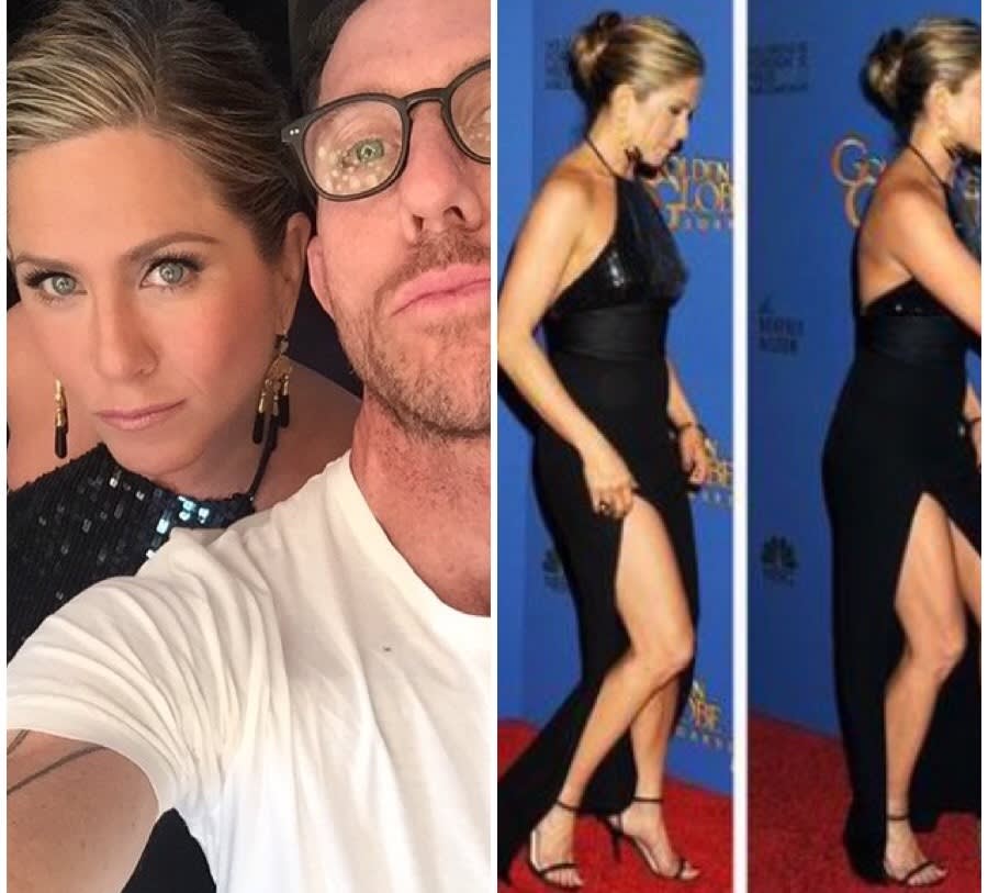 2015 Golden Globes How-To: Jennifer Aniston's Fresh Chignon by Chris McMillan