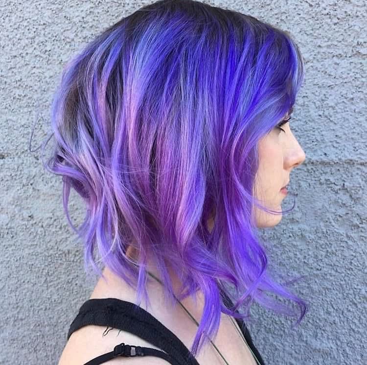 Playing With Purple: Image Gallery of Gorgeous Purple Hair Color