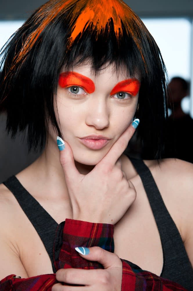 NYFW: Beauty at Jeremy Scott, F/W 2015