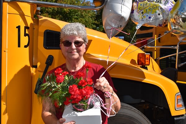 Michigan District Celebrates School Bus Driver for 50 Years of Service