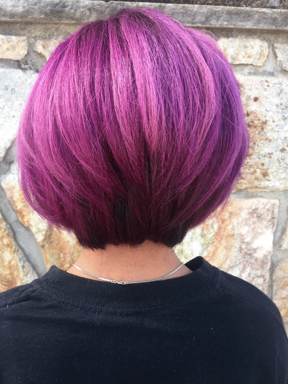 TRANSFORMATION: Fashion Fuzz To Sleek Raspberry
