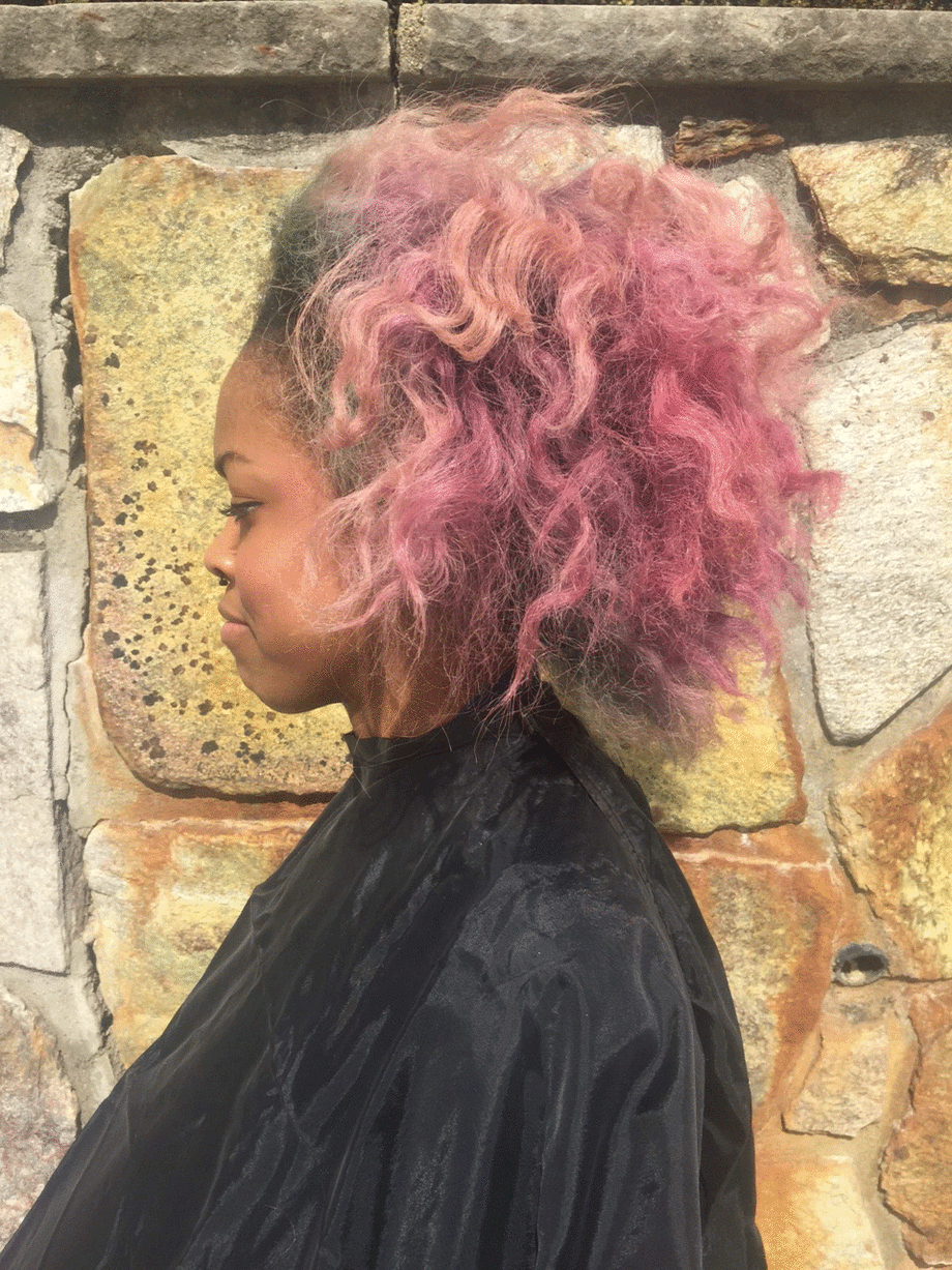 TRANSFORMATION: Fashion Fuzz To Sleek Raspberry
