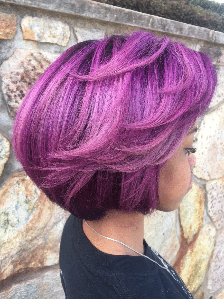 TRANSFORMATION: Fashion Fuzz To Sleek Raspberry