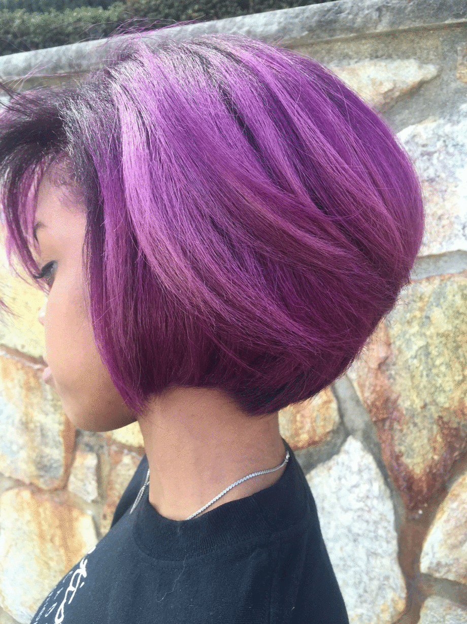 TRANSFORMATION: Fashion Fuzz To Sleek Raspberry