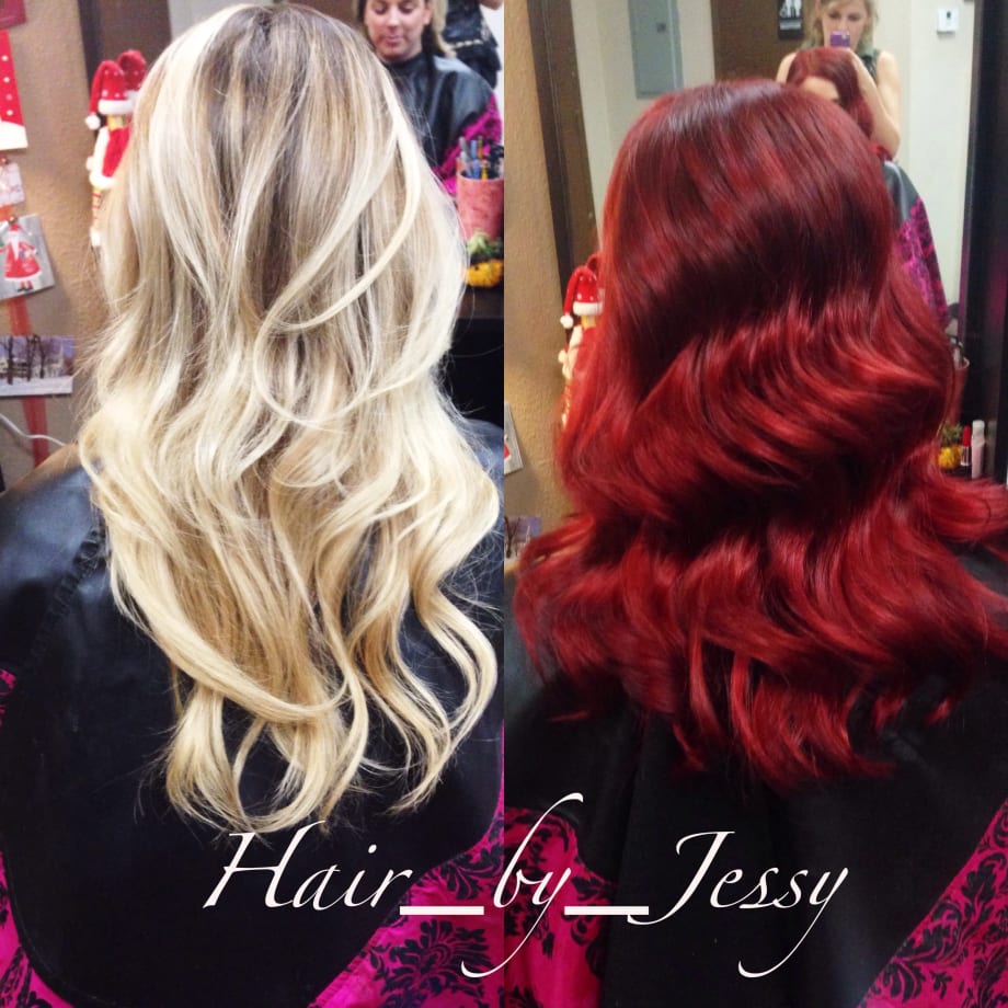 TRANSFORMATION: From Bombshell Blonde To Bombshell Red